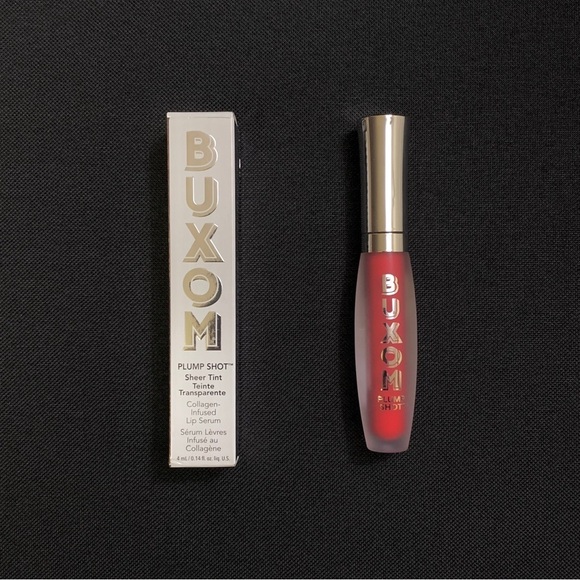 BUXOM Cherry Pop Plump Shot Collagen Peptide Lip Serum & Plumping Gloss - Picture 1 of 4